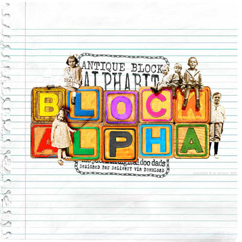 wooden block alpha-bit